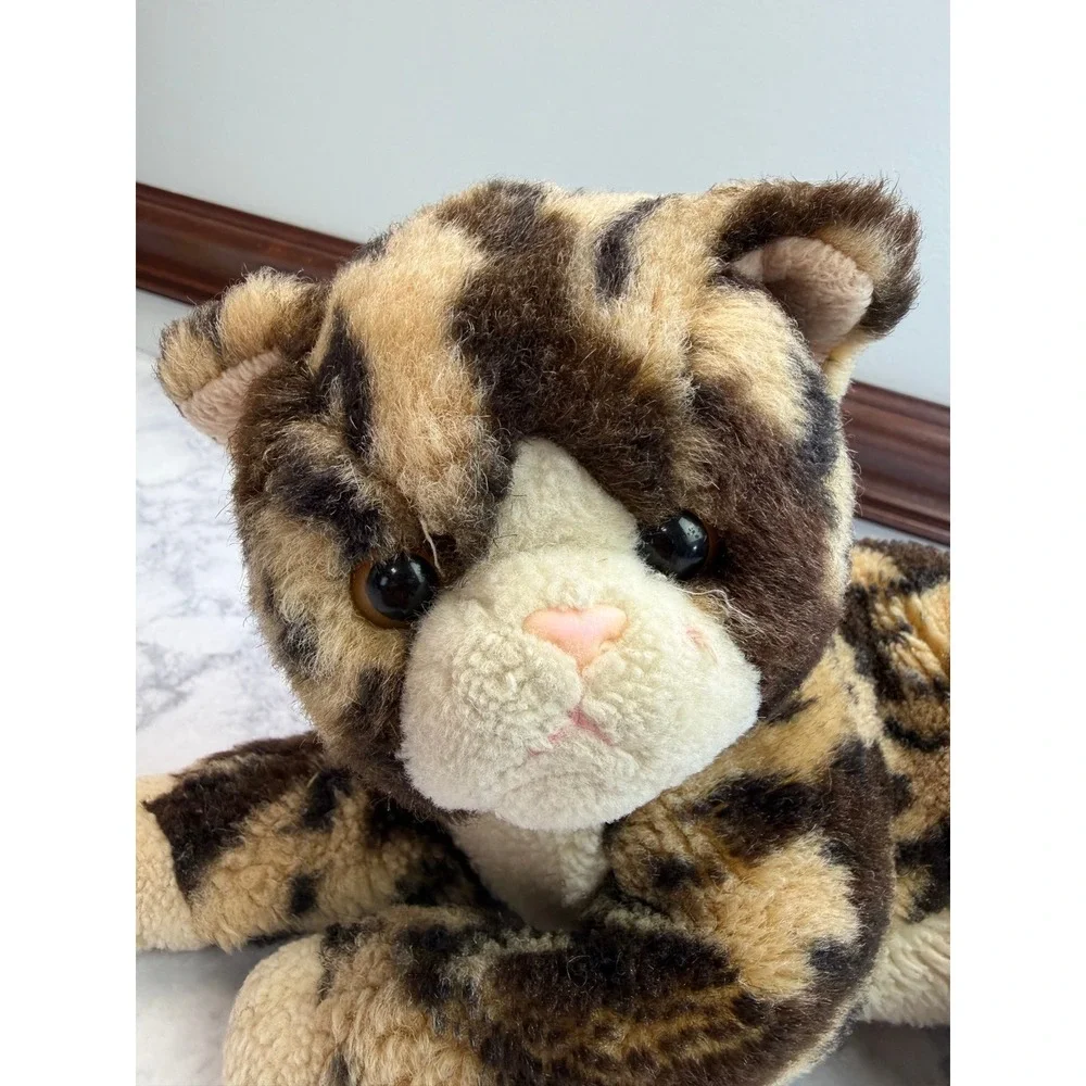 Ty Classic FIDDLES Cat Plush Brown Tan Spotted Tortoiseshell Stuffed Animal 2006